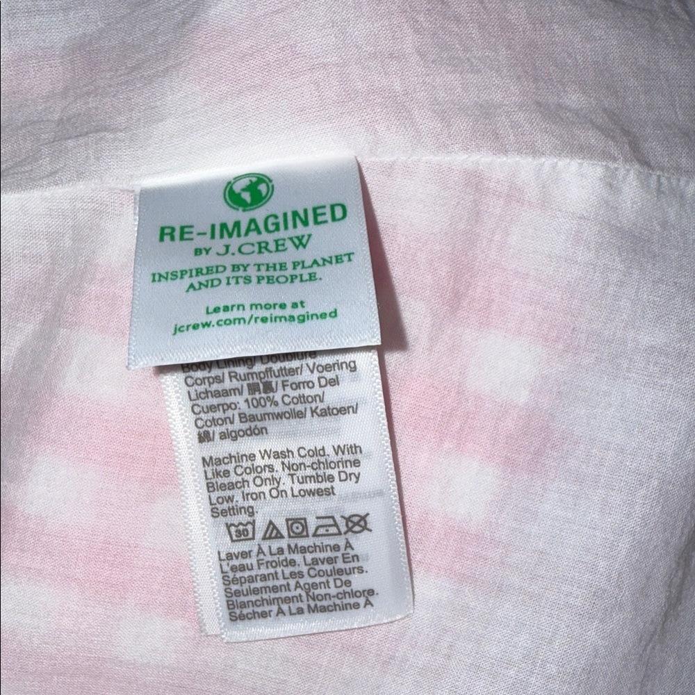 J. Crew Pink Checkered Maxi Dress - Picture 8 of 9